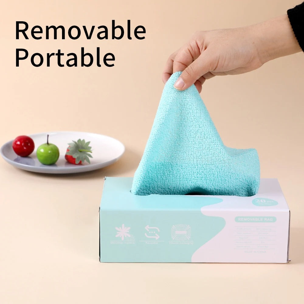 Reusable Microfiber Cleaning Rags