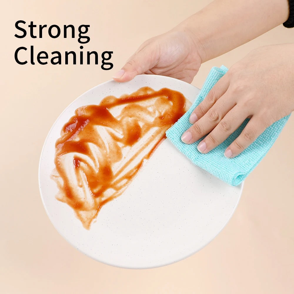 Reusable Microfiber Cleaning Rags