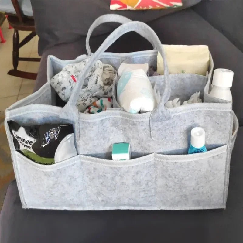 Baby Diaper Caddy Organizer Bag
