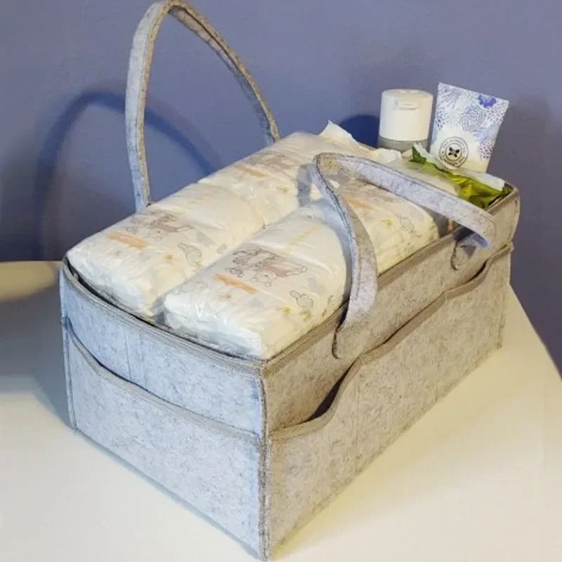 Baby Diaper Caddy Organizer Bag