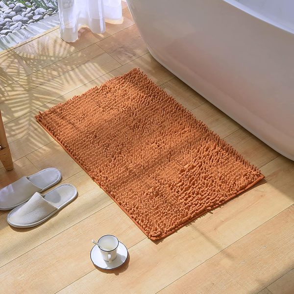Super Soft Microfiber Nonslip Water Absorbent Bath Mat