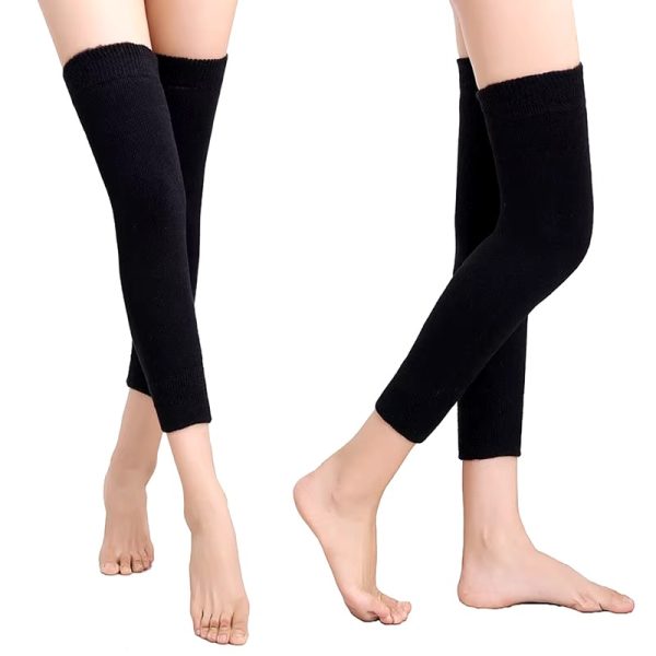 Unisex Winter Woolen Lycra Knee Warmers
