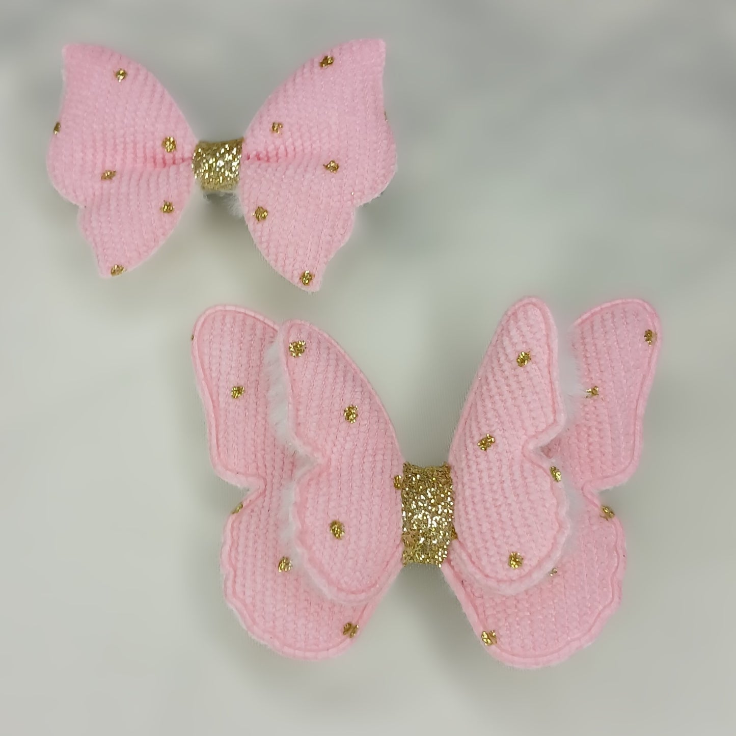 Butterfly Hair Clips for Girls – Soft Fabric