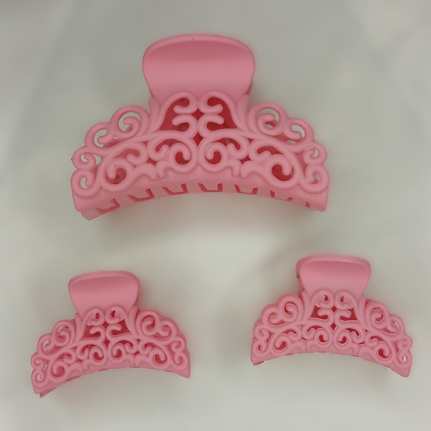 Matte Hollow Shark Clips - Set of 3