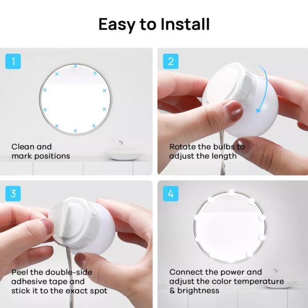 USB Vanity Mirror Lights